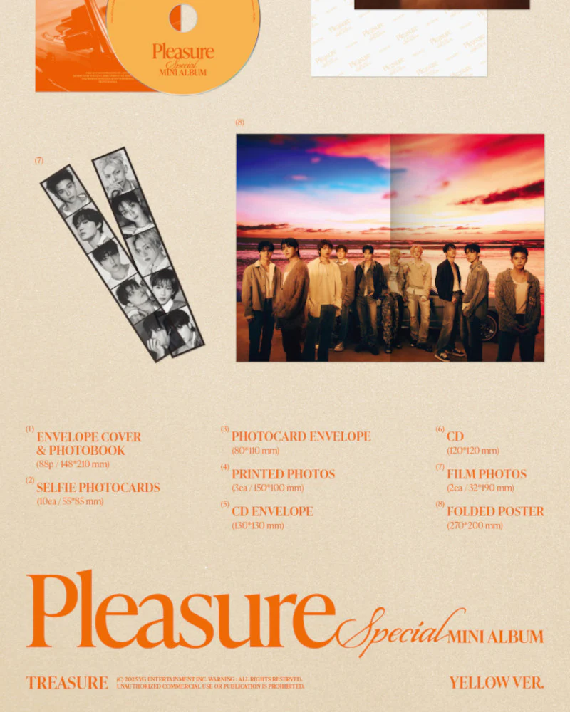 TREASURE - SPECIAL MINI ALBUM [PLEASURE] (2 Versions) - Image 5