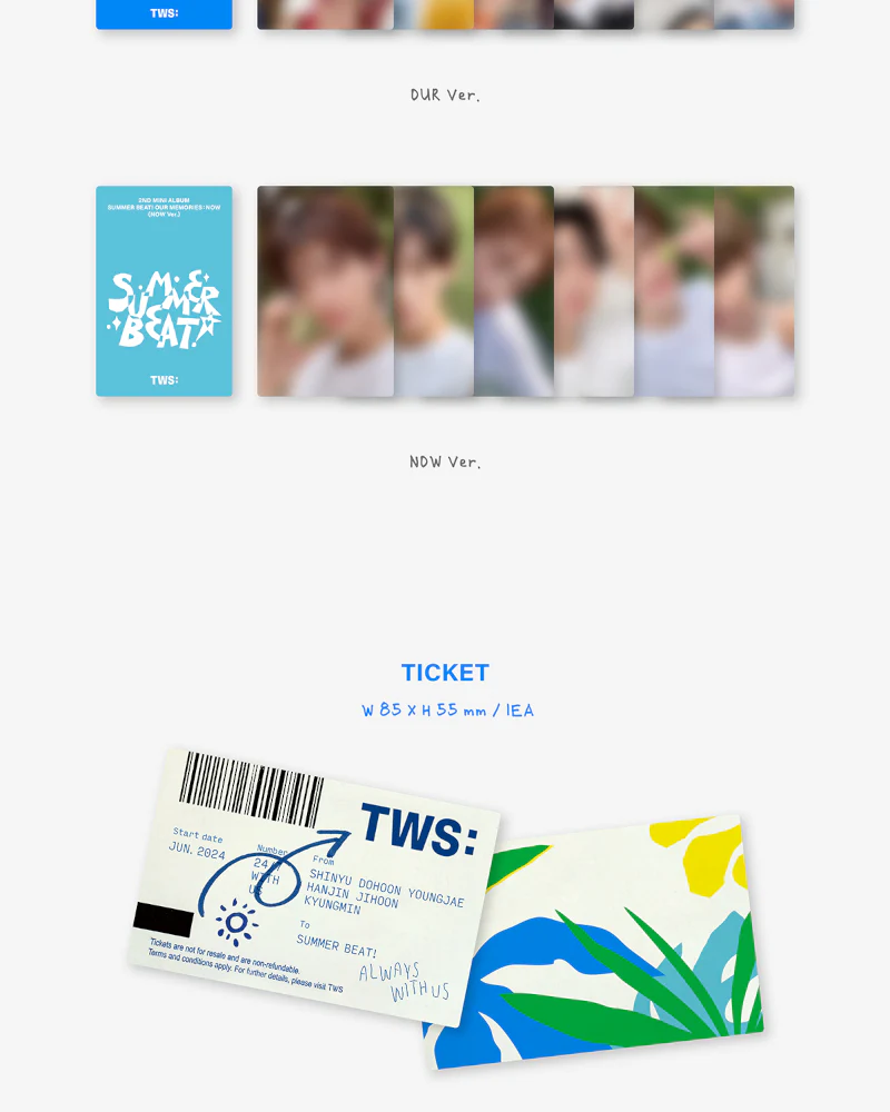 TWS - 2ND MINI ALBUM [SUMMER BEAT!] (Random Ver.) - Image 9