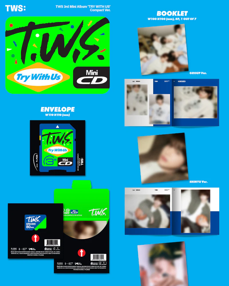TWS - 3rd mini album ‘TRY WITH US’ (Compact Ver.) (7 Random Versions) - Image 2