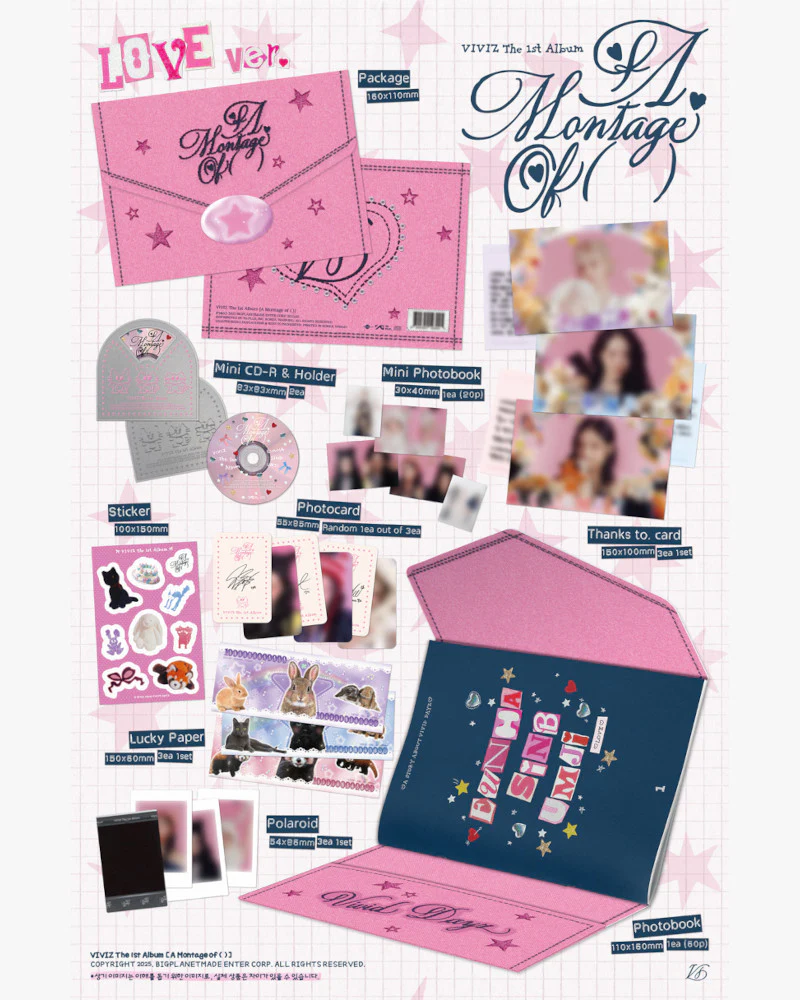 VIVIZ - The 1st Album ‘A Montage of ( )’ (LOVE ver.) - Image 2