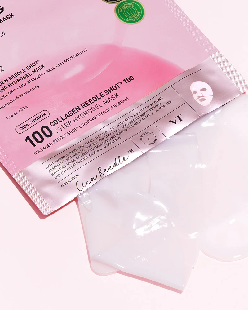 VT Reedle Shot 100 2-Step Hydrogel Mask #Collagen - Image 3