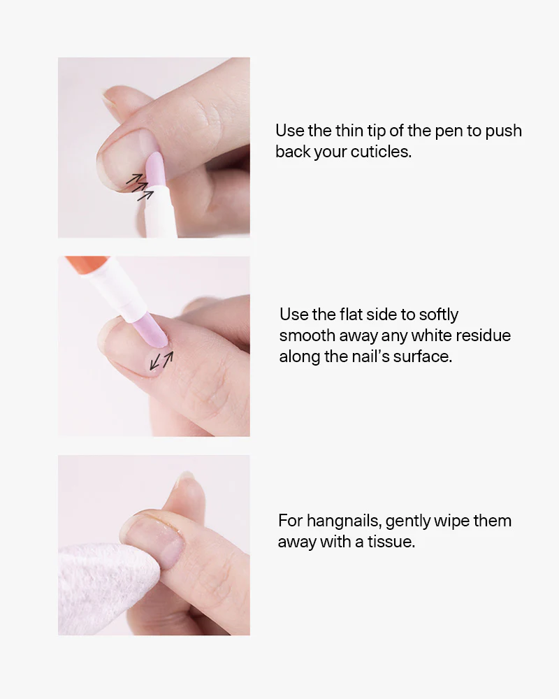 WAKEMAKE Nail Gun Pink Cuticle-Out Pen - Image 3