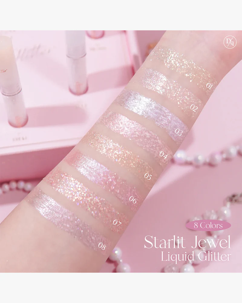 Warehouse Sale - dasique Starlit Jewel Liquid Glitter #03 Purple Sparkling - Image 6