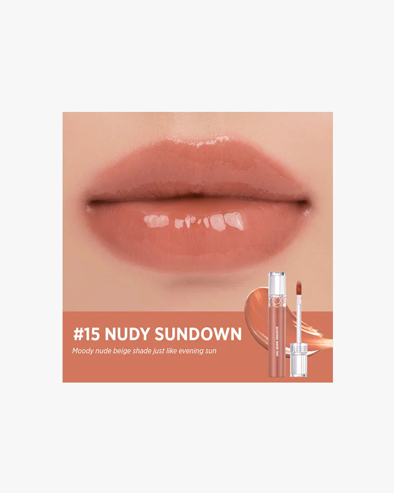 Warehouse Sale - rom&nd Glasting Water Tint: Sunset Edition #15 Nudy Sundown - Image 3
