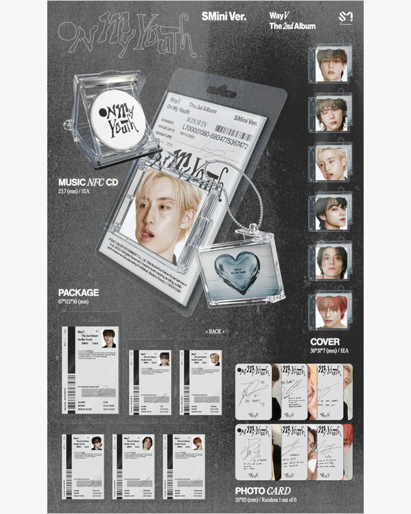 WayV - 2ND ALBUM [On My Youth] SMini Ver. (6 Versions) - Image 2