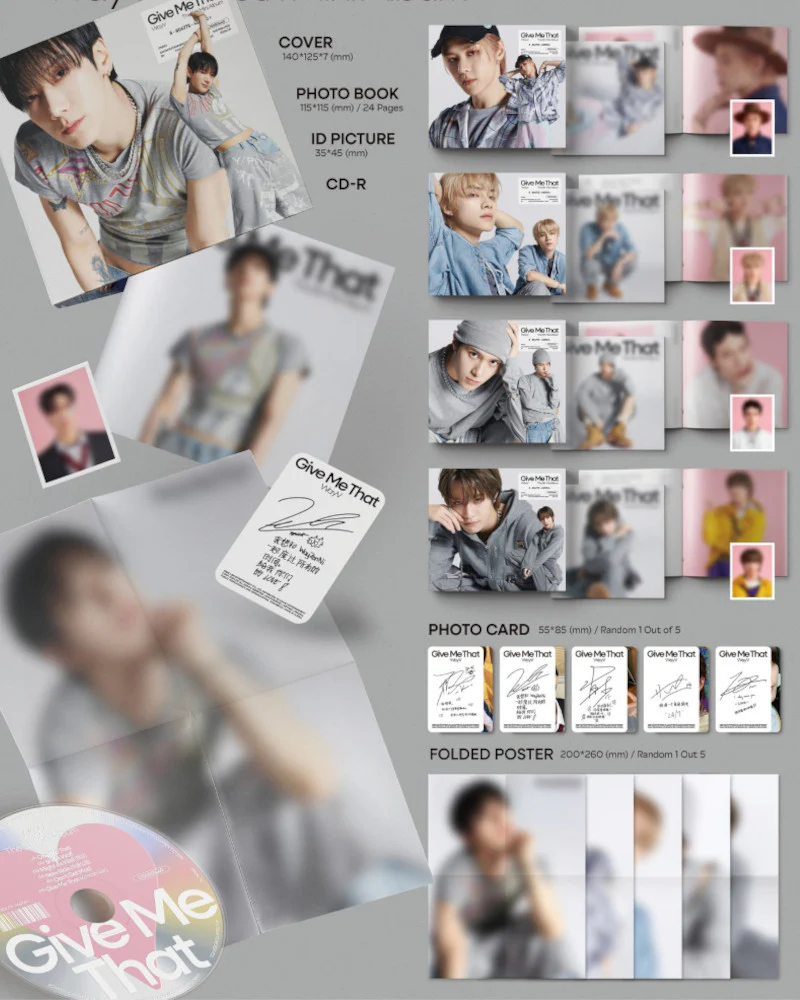 WayV - 5TH MINI ALBUM [Give Me That] (Digipack Ver.) (5 Versions) - Image 2