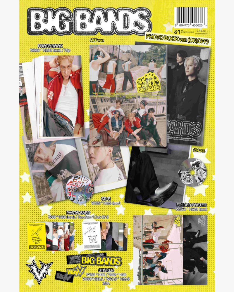 WayV - 7th mini album [BIG BANDS] (Photo Book Ver.) (2 Versions) - Image 2