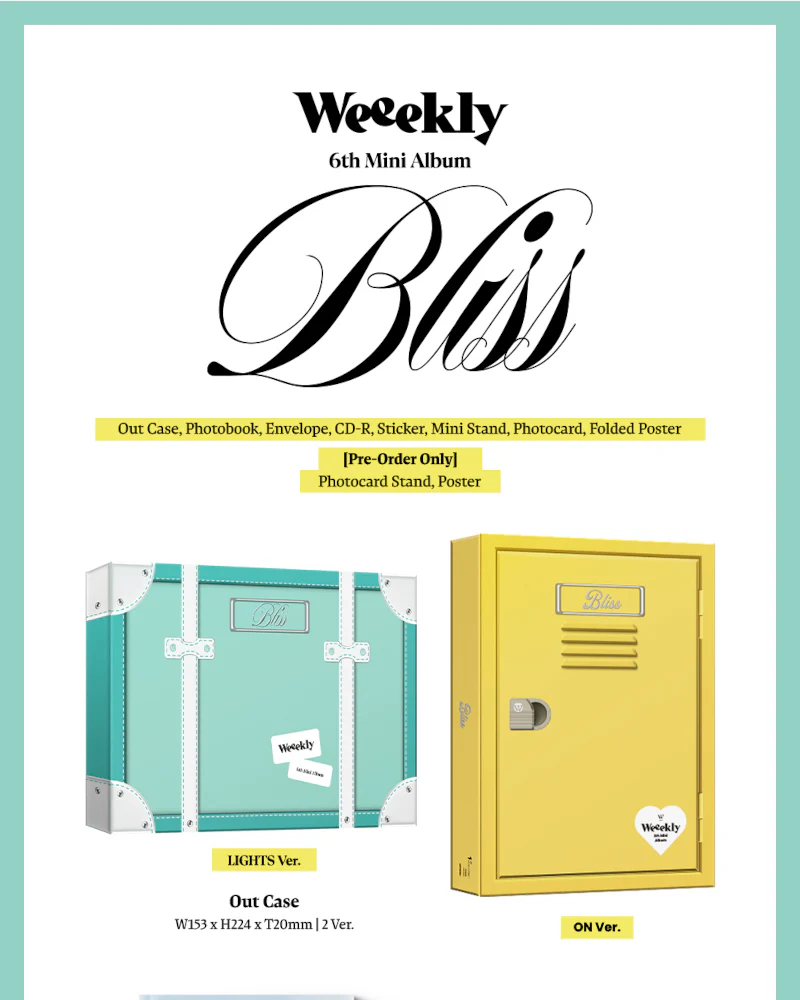 Weeekly - 6TH MINI ALBUM [Bliss] (2 Versions) - Image 2