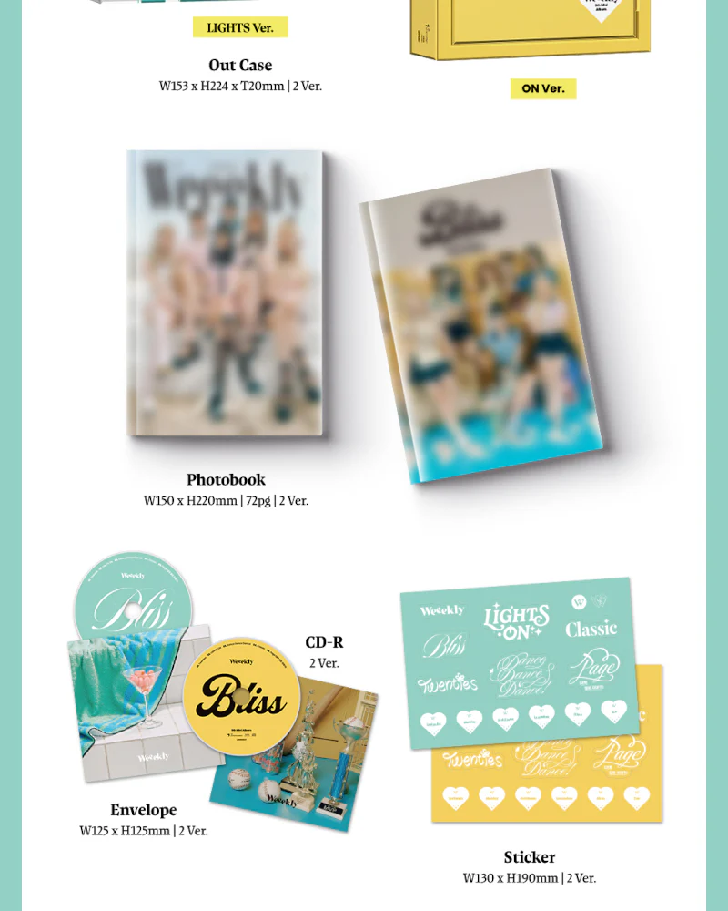 Weeekly - 6TH MINI ALBUM [Bliss] (2 Versions) - Image 3