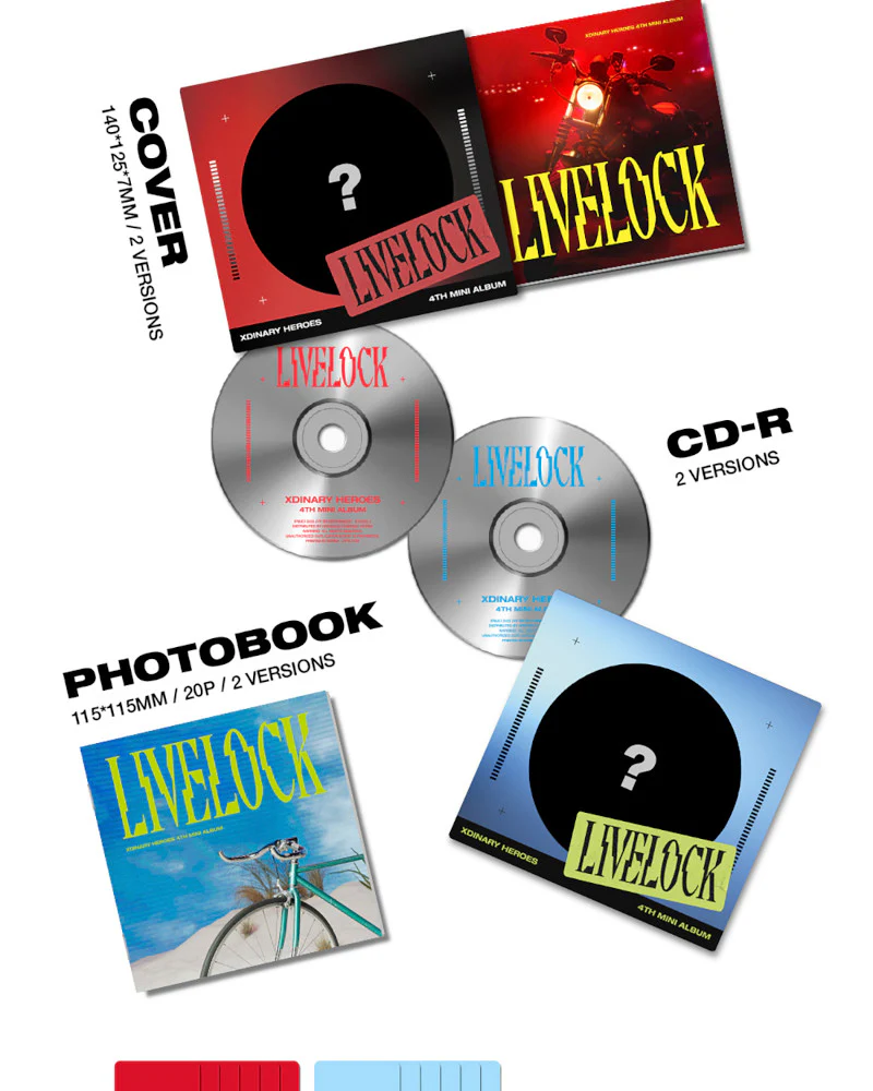 Xdinary Heroes - 4TH MINI ALBUM [Livelock] Digipack Ver. Random Ver. - Image 2