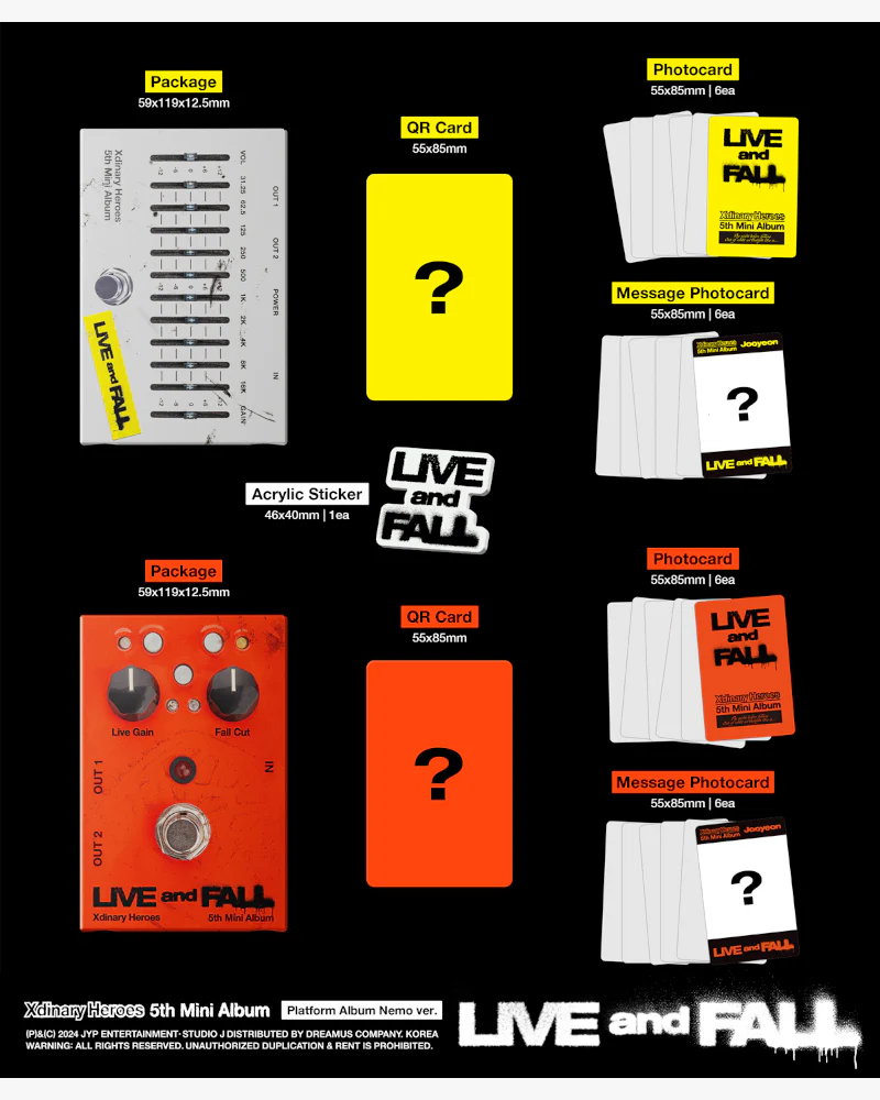Xdinary Heroes - 5th Mini Album [LIVE and FALL] (Platform Ver.) (2 Versions) - Image 2