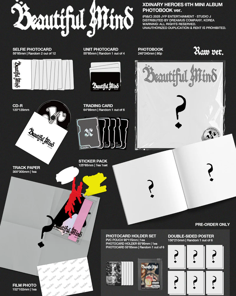 Xdinary Heroes - 6th mini album [Beautiful Mind] (Photobook Ver.) (2 Versions) - Image 2