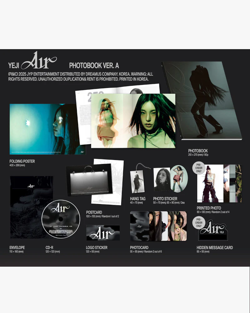 YEJI (ITZY) - [Air] (Photobook Ver.) (2 Versions) - Image 2
