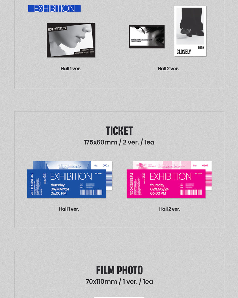 YOOK SUNGJAE (BTOB) - 1ST SINGLE ALBUM [EXHIBITION Look Closely] (2 Versions) - Image 8