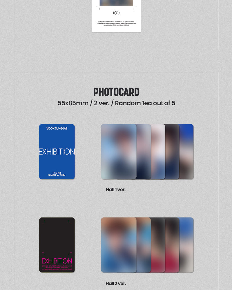 YOOK SUNGJAE (BTOB) - 1ST SINGLE ALBUM [EXHIBITION Look Closely] (2 Versions) - Image 9