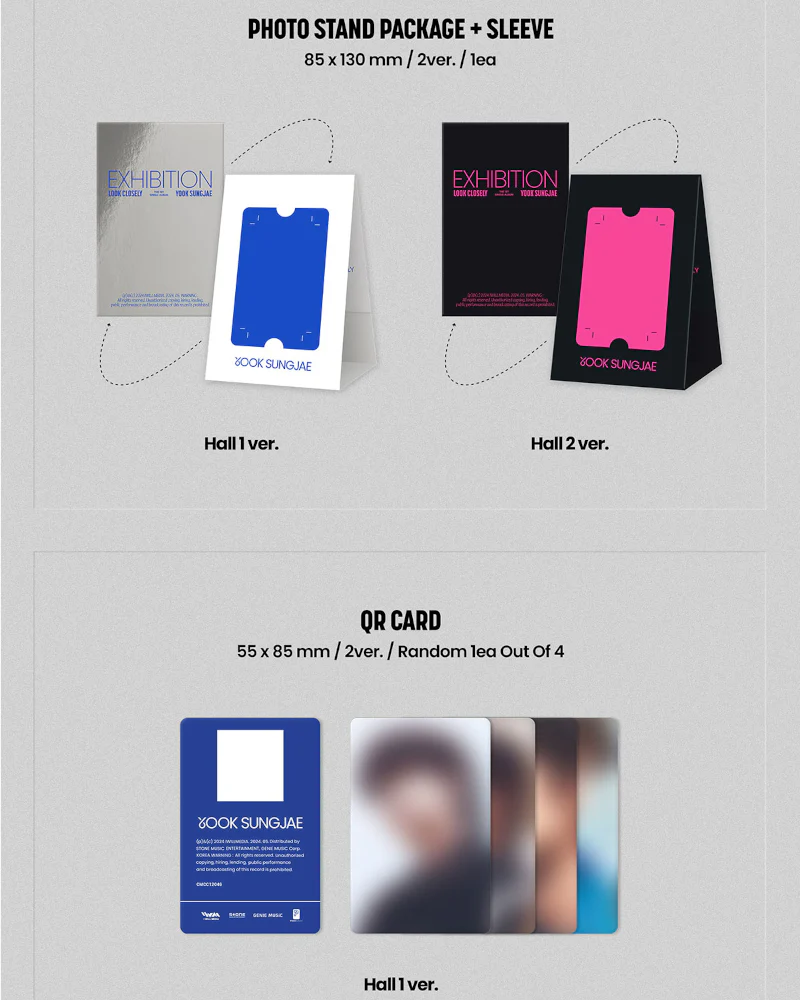 YOOK SUNGJAE (BTOB) - 1ST SINGLE ALBUM [EXHIBITION Look Closely] (POCA Ver.) (2 Versions) - Image 4