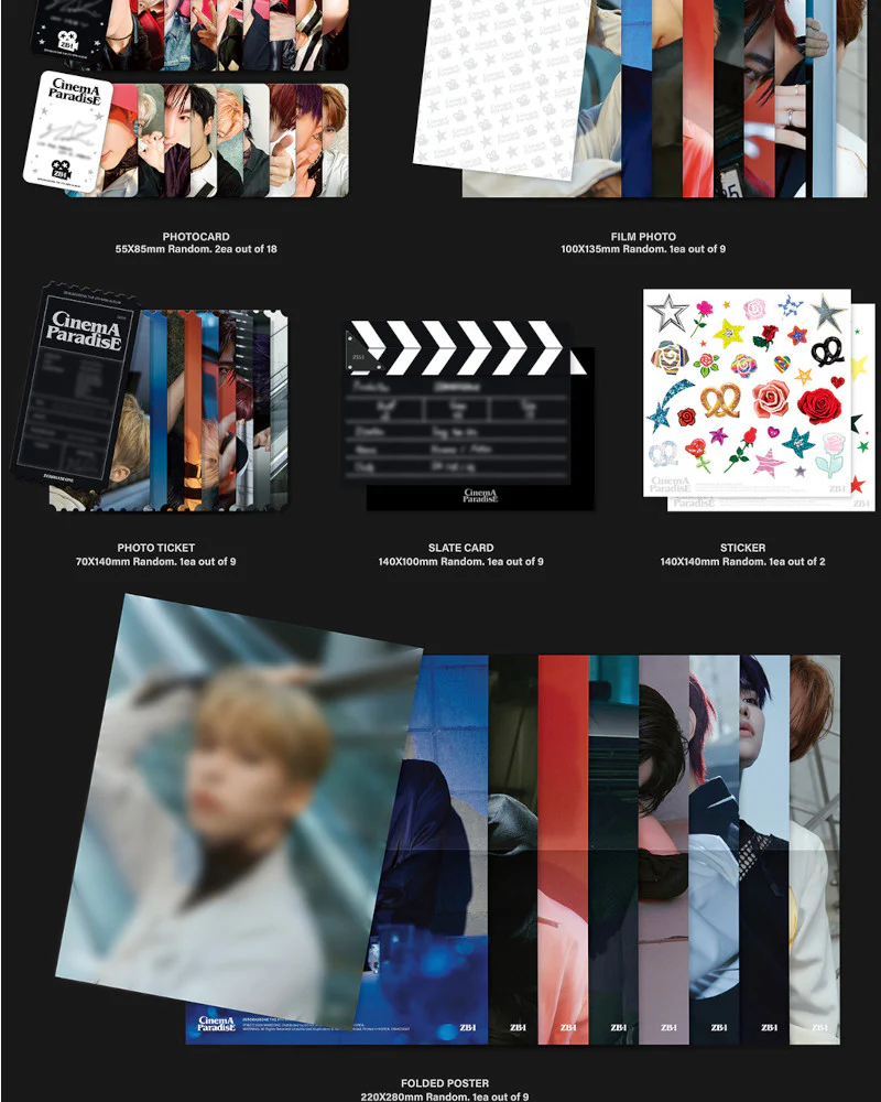 ZEROBASEONE - 4TH MINI ALBUM [CINEMA PARADISE] (Digipack Ver.) (9 Versions) - Image 3